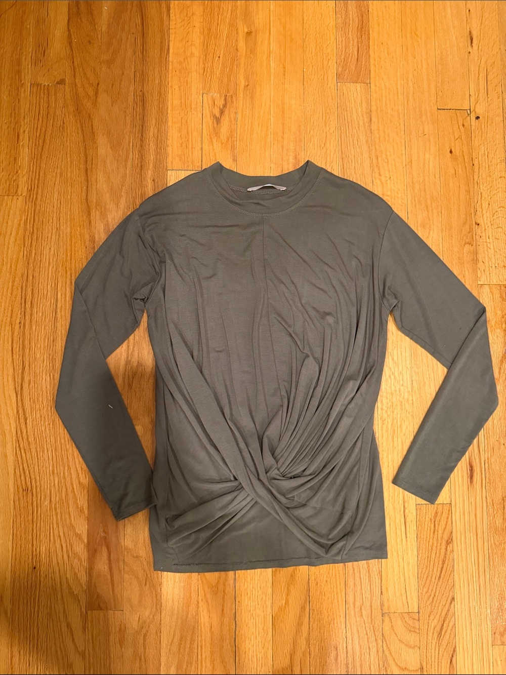 Veronica M Women’s Green Long Sleeve Shirt Size XS